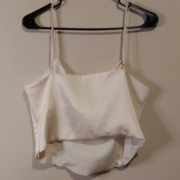 ZARA SATIN CROP - Picture 4 of 5